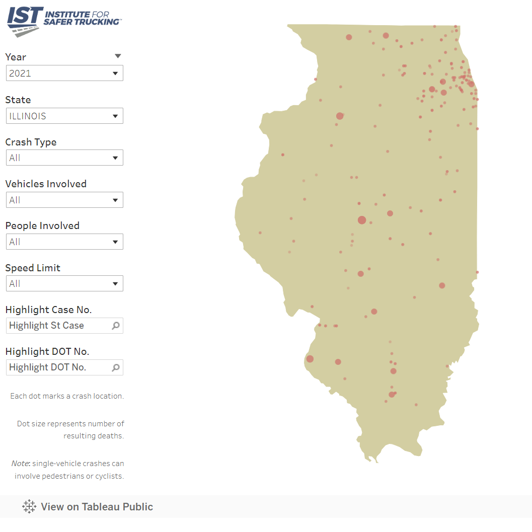 How Many Deadly Truck Crashes Occur in Illinois Each Year?
