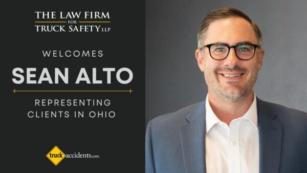 The Law Firm for Truck Safety Welcomes Sean Alto to Its Columbus Office